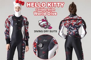 Японский дайвинг-костюм Hello Kitty